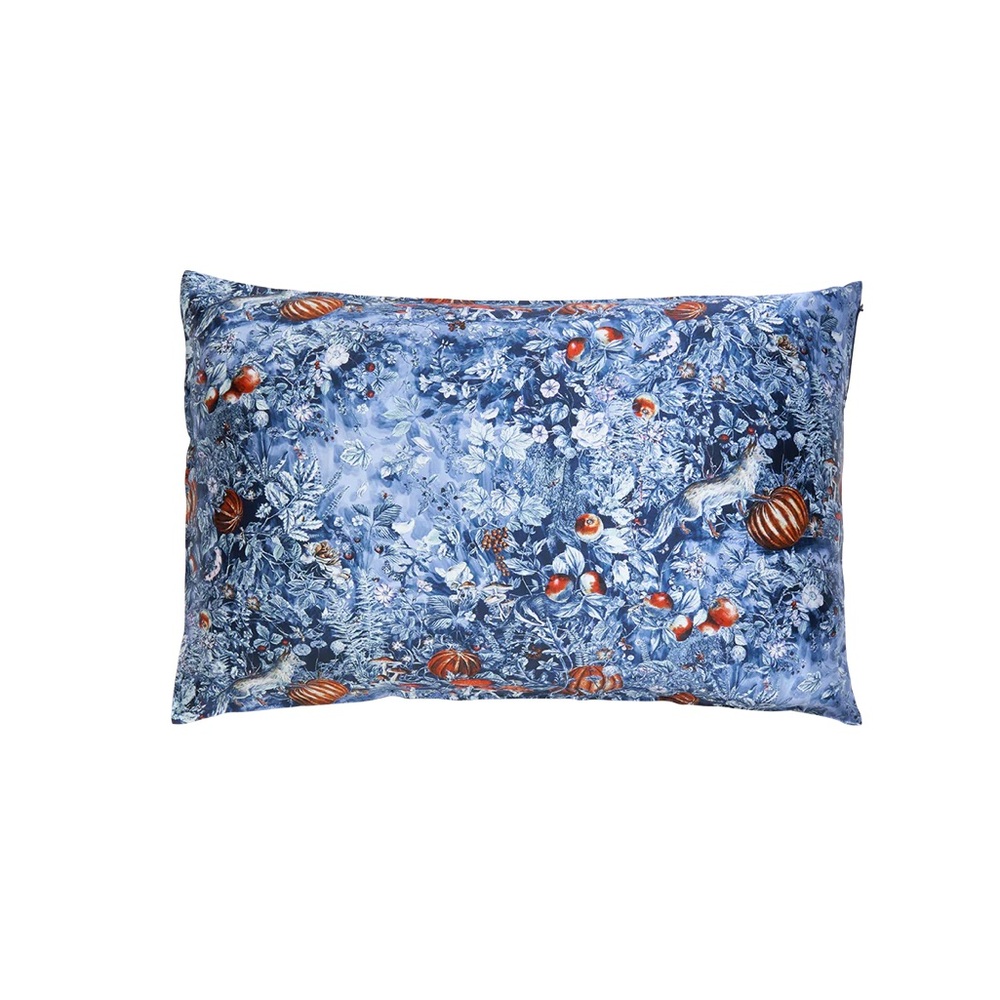 Aurora Silk Pillowcase Midnight Blue - Fable England